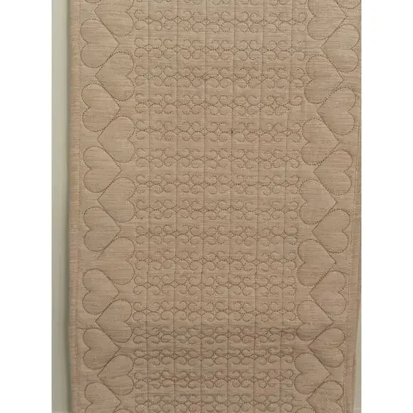 Cupcakes And Cashmere At Home Tablerunner 16”X72” Blush, Pink, Hearts, Valentine - Picture 2 of 6